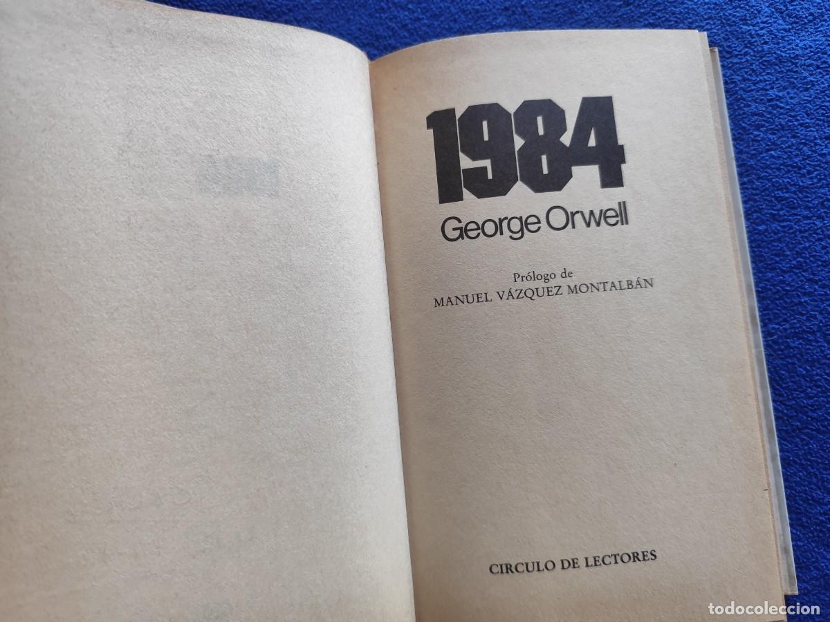 Libros de segunda mano: 1984 George Orwell C&iacute;rculo de Lectores 1984 - Foto 7