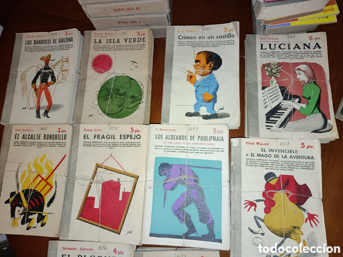 Libros de segunda mano: LOTE 115 OBRAS COLECCI&Oacute;N NOVELAS Y CUENTOS - Foto 2