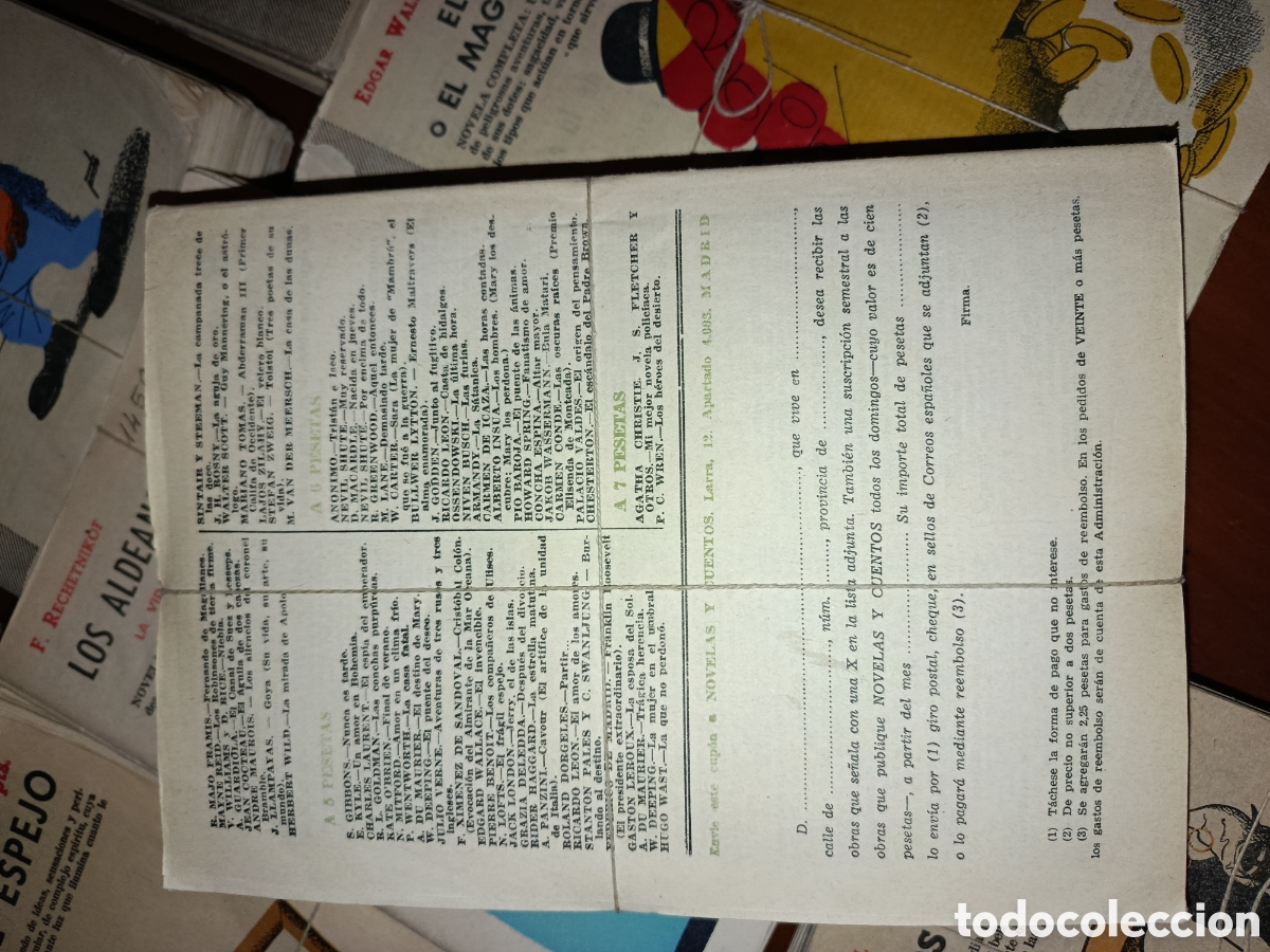 Libros de segunda mano: LOTE 115 OBRAS COLECCI&Oacute;N NOVELAS Y CUENTOS - Foto 5