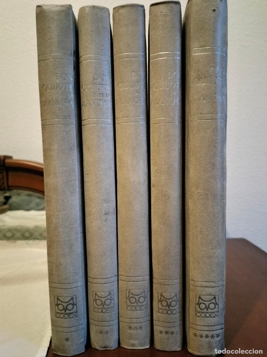Libros de segunda mano: Don Quijote de la Mancha - Ed. Codex 1965 (5 Tomos) - Foto 2