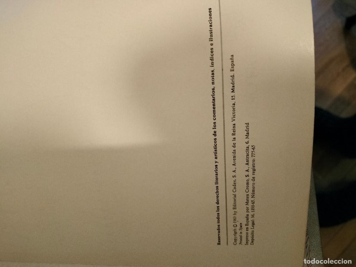 Libros de segunda mano: Don Quijote de la Mancha - Ed. Codex 1965 (5 Tomos) - Foto 6
