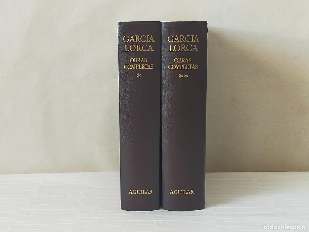 Libros de segunda mano: Editorial Aguilar. Obras Completas 2 Tomos (I y II) - FEDERICO GARCIA LORCA - 18&ordm; Edici&oacute;n 1973/74