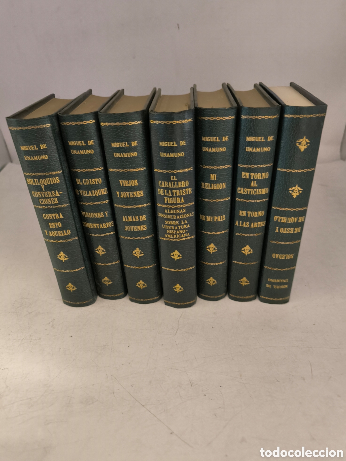 Libros de segunda mano: Miguel de Unamuno colecci&oacute;n austral 7 vol&uacute;menes 13 obras
