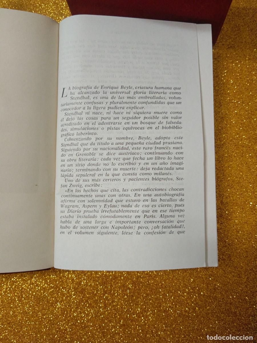 Libros de segunda mano: STENDHAL OBRAS INMORTALES EDAF - Foto 7