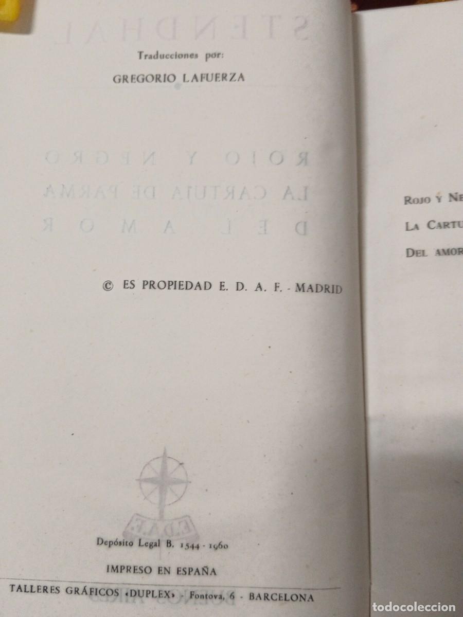 Libros de segunda mano: STENDHAL OBRAS INMORTALES EDAF - Foto 9