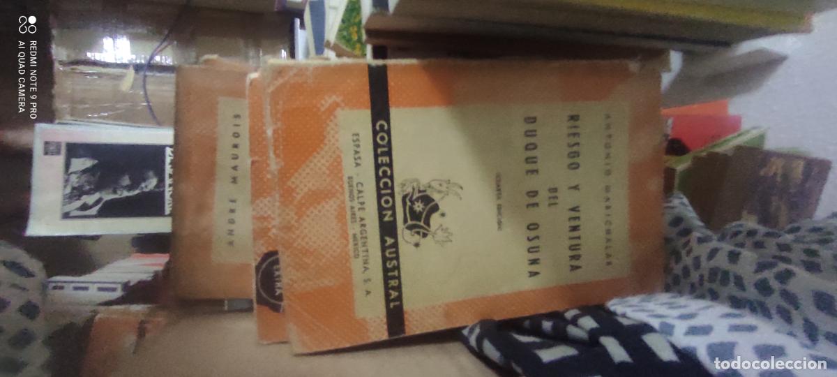 Libros de segunda mano: Antonio Marichalar. RIESGO Y VENTURA DEL DUQUE DE OSUNA. Colecci&oacute;n Austral.