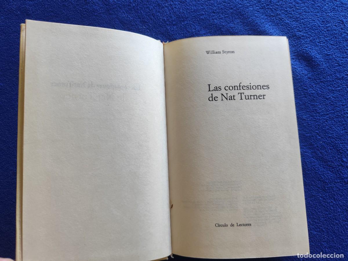 Libros de segunda mano: Las Confesiones de Nat Turner William Styron C&iacute;rculo de Lectores 1971 - Foto 4