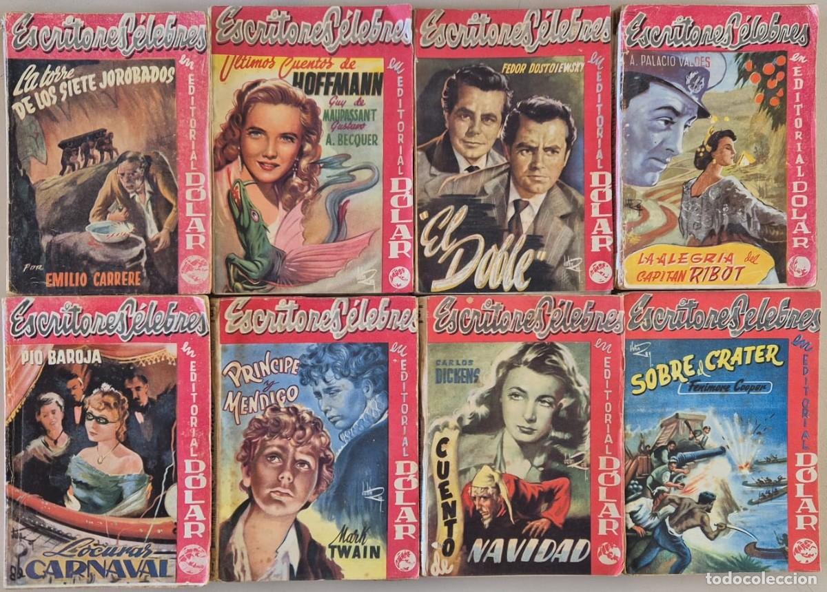 Libros de segunda mano: Colecci&oacute;n Escritores C&eacute;lebres - 8 libros (pack 1)