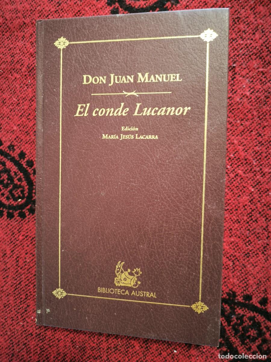 Libros de segunda mano: El Conde Lucanor Don Juan Manuel Biblioteca Austral Cl&aacute;sico Literatura Medieval Espa&ntilde;ola