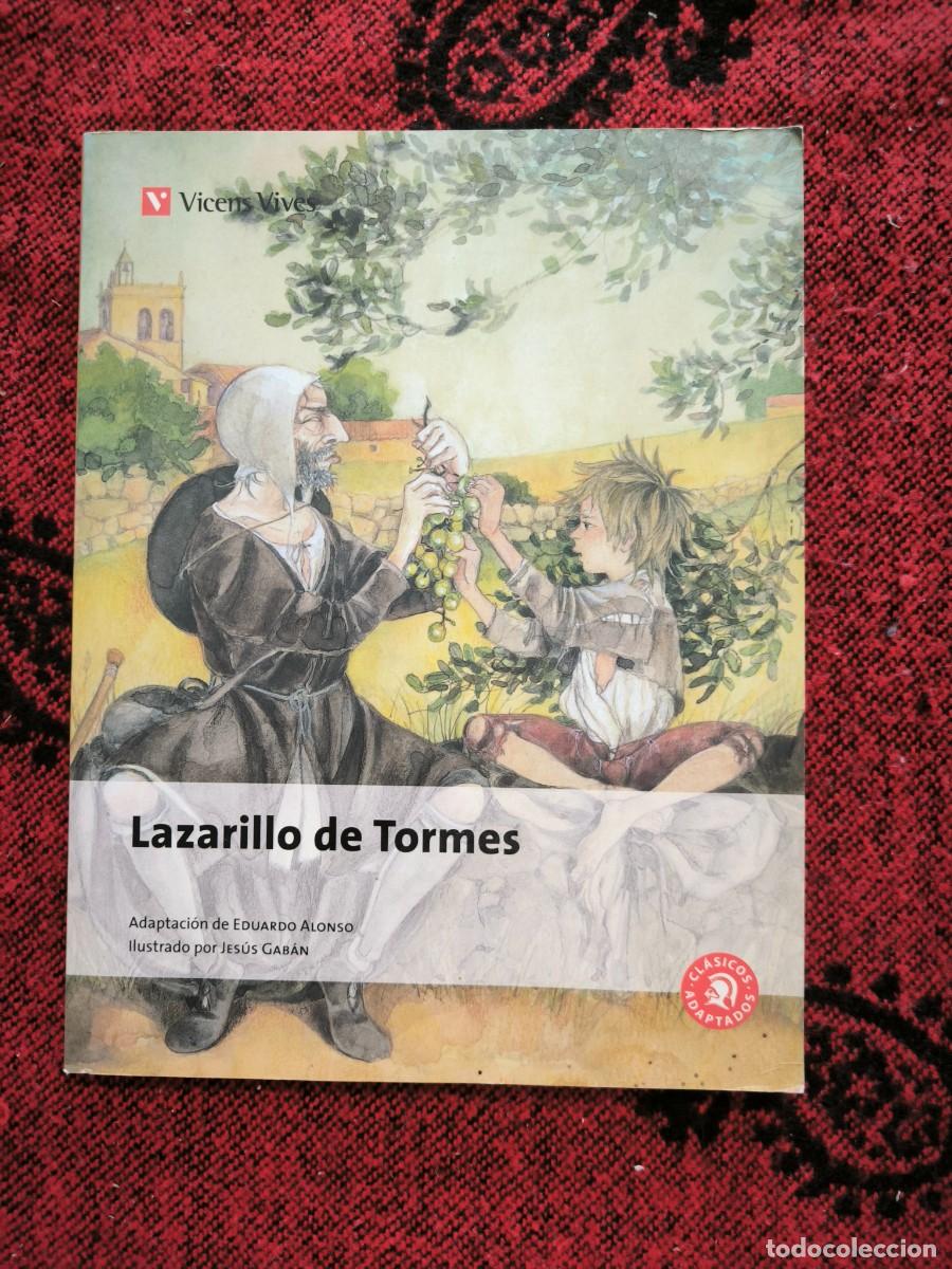 Libros de segunda mano: Lazarillo De Tormes Cl&aacute;sicos Adaptados Vicens Vives Eduardo Alonso Libro Escolar ESO Bachillerato