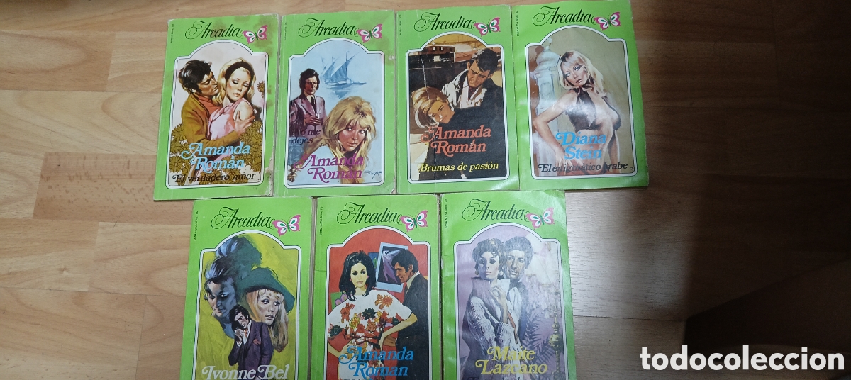 Libros de segunda mano: Lote de 7 novelas Arcadia