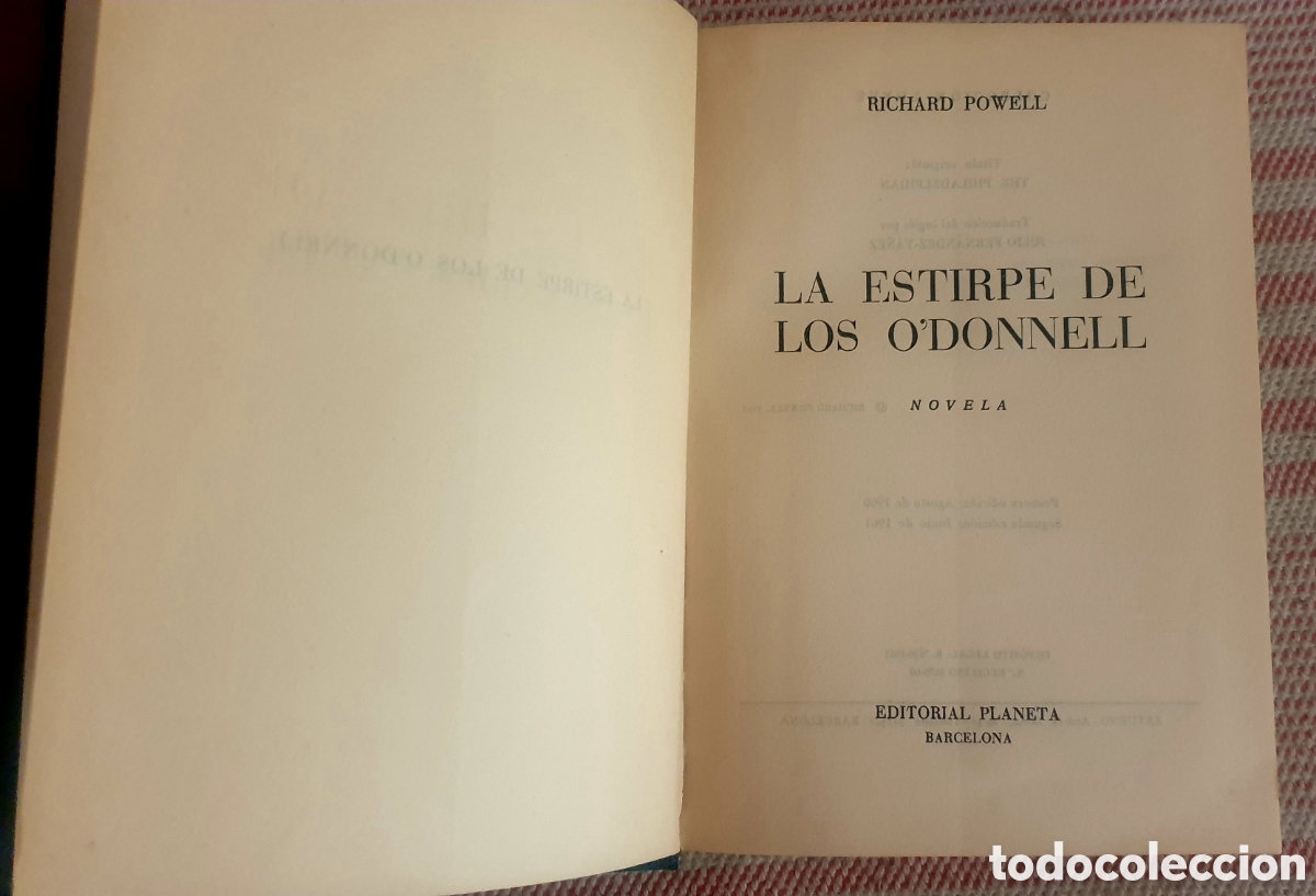 Libros de segunda mano: La estirpe de los O Donnell, de Richard Powell - Foto 3