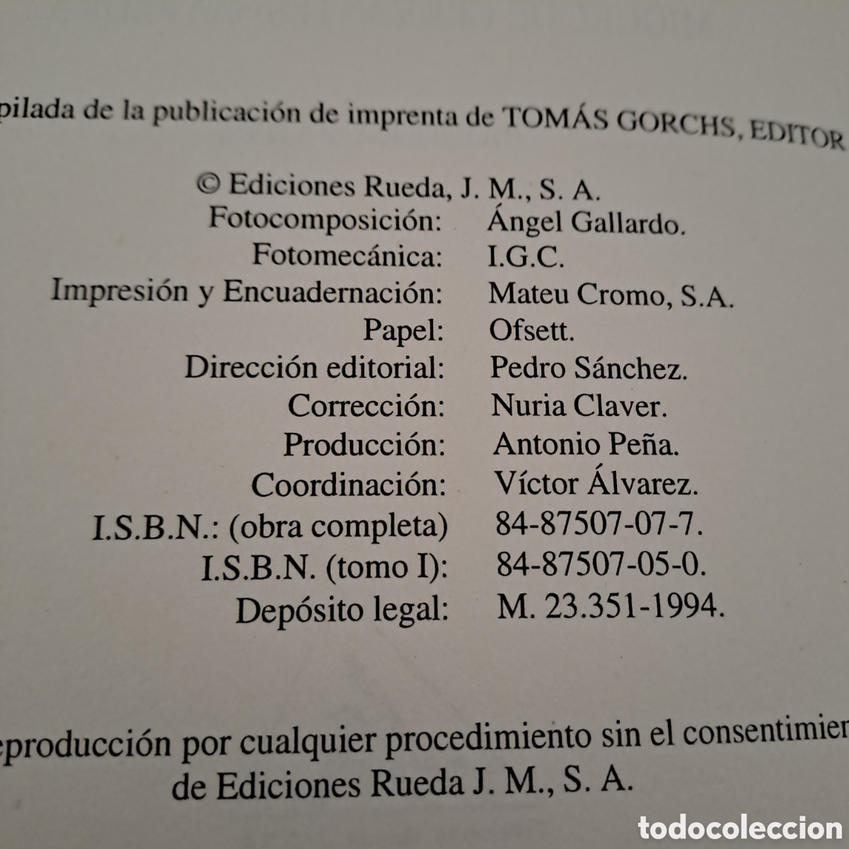 Libros de segunda mano: DON QUIJOTE, EDICION RECOPILADA DE TOMAS GORCHS DE 1859 . EN DOS TOMOS. - Foto 3