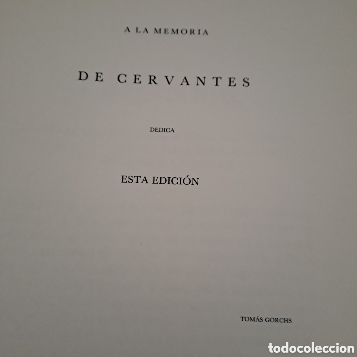 Libros de segunda mano: DON QUIJOTE, EDICION RECOPILADA DE TOMAS GORCHS DE 1859 . EN DOS TOMOS. - Foto 4