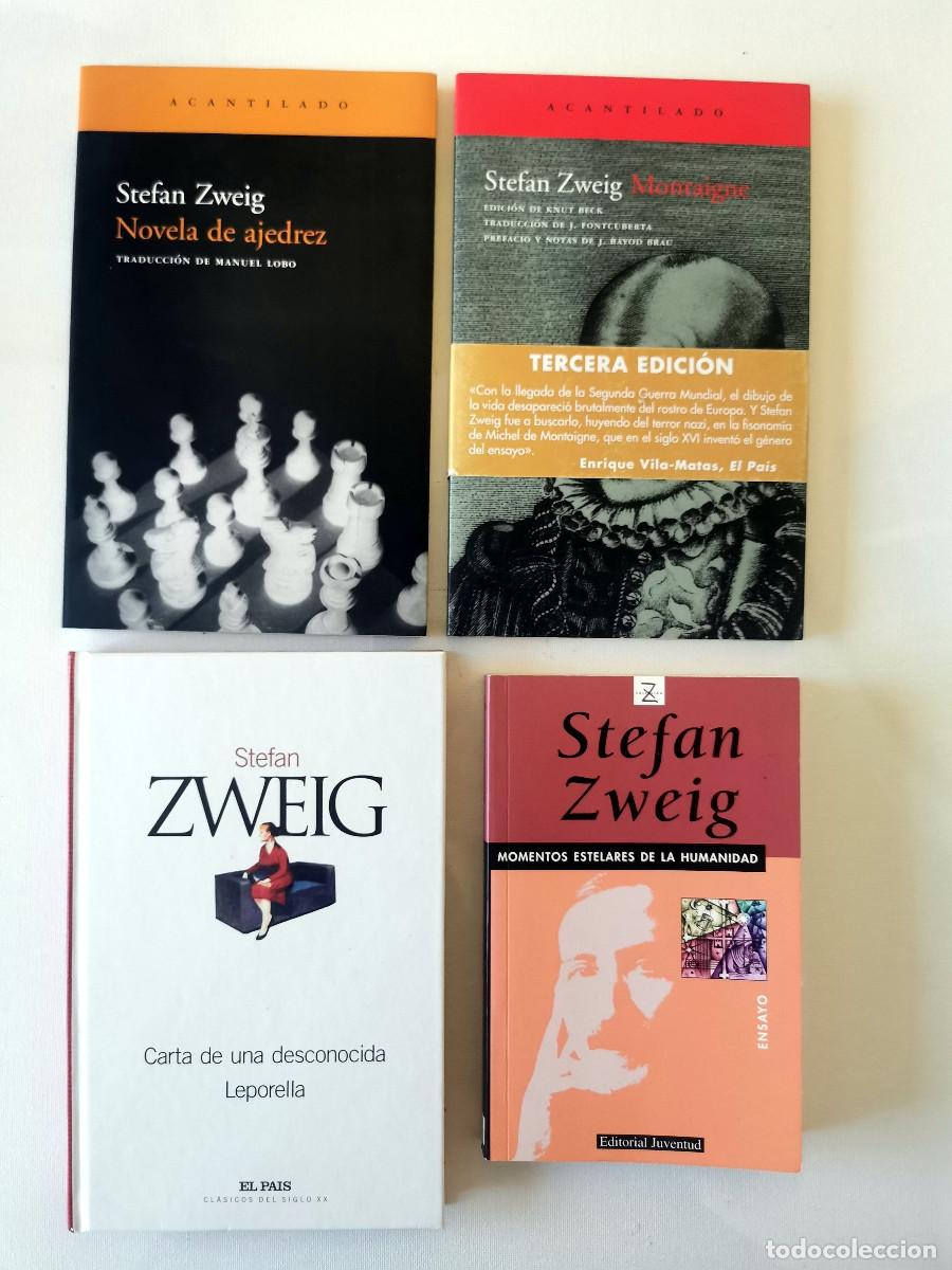 Libros de segunda mano: Stefan Zweig: Novela de ajedrez. Acantilado. Con nombre, fecha y m&aacute;s, por lo dem&aacute;s como nuevo Montai
