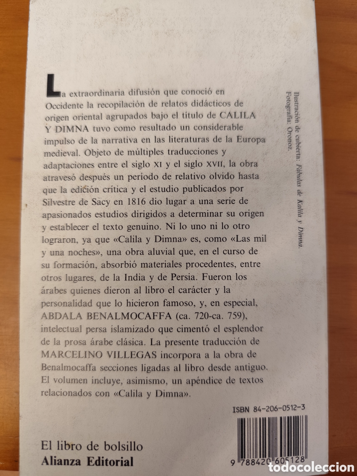 Libros de segunda mano: Abdal&aacute; Benatmocaffa Calila y Dimna - Foto 2