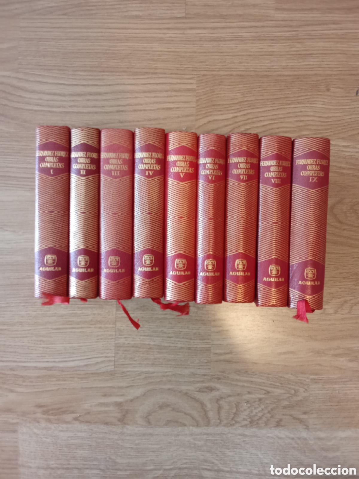 Libros de segunda mano: Obras completas Wenceslao Fern&aacute;ndez Florez 9 tomos - Aguilar