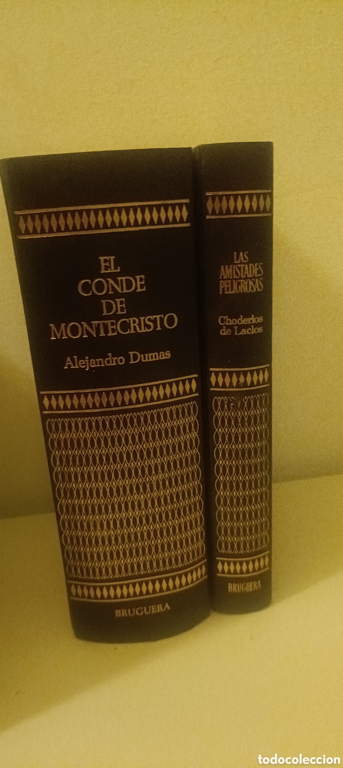 Libros de segunda mano: El conde montecristo y las amistades peligrosas editorial bruguera