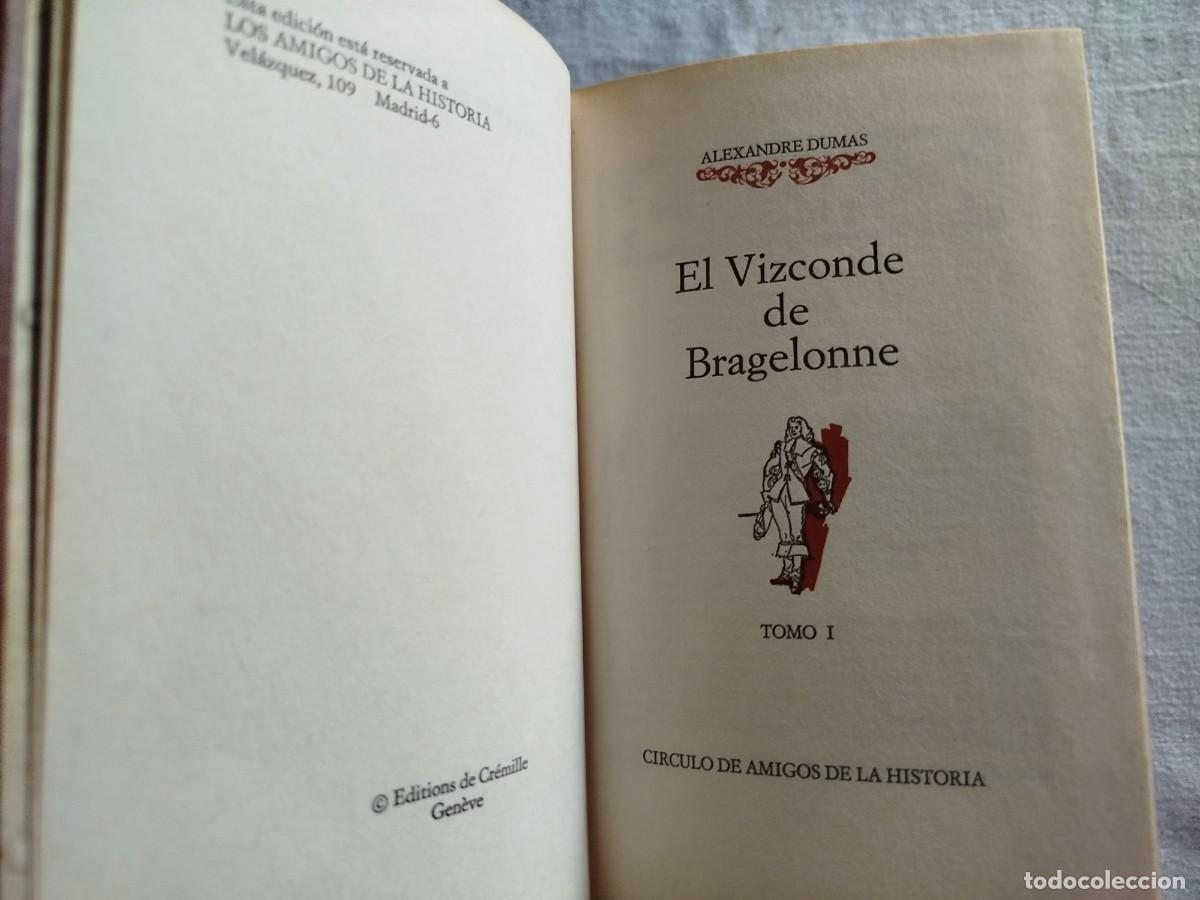 Libros de segunda mano: El vizconde de Bragelonne. Alejandro Dumas. - Foto 4