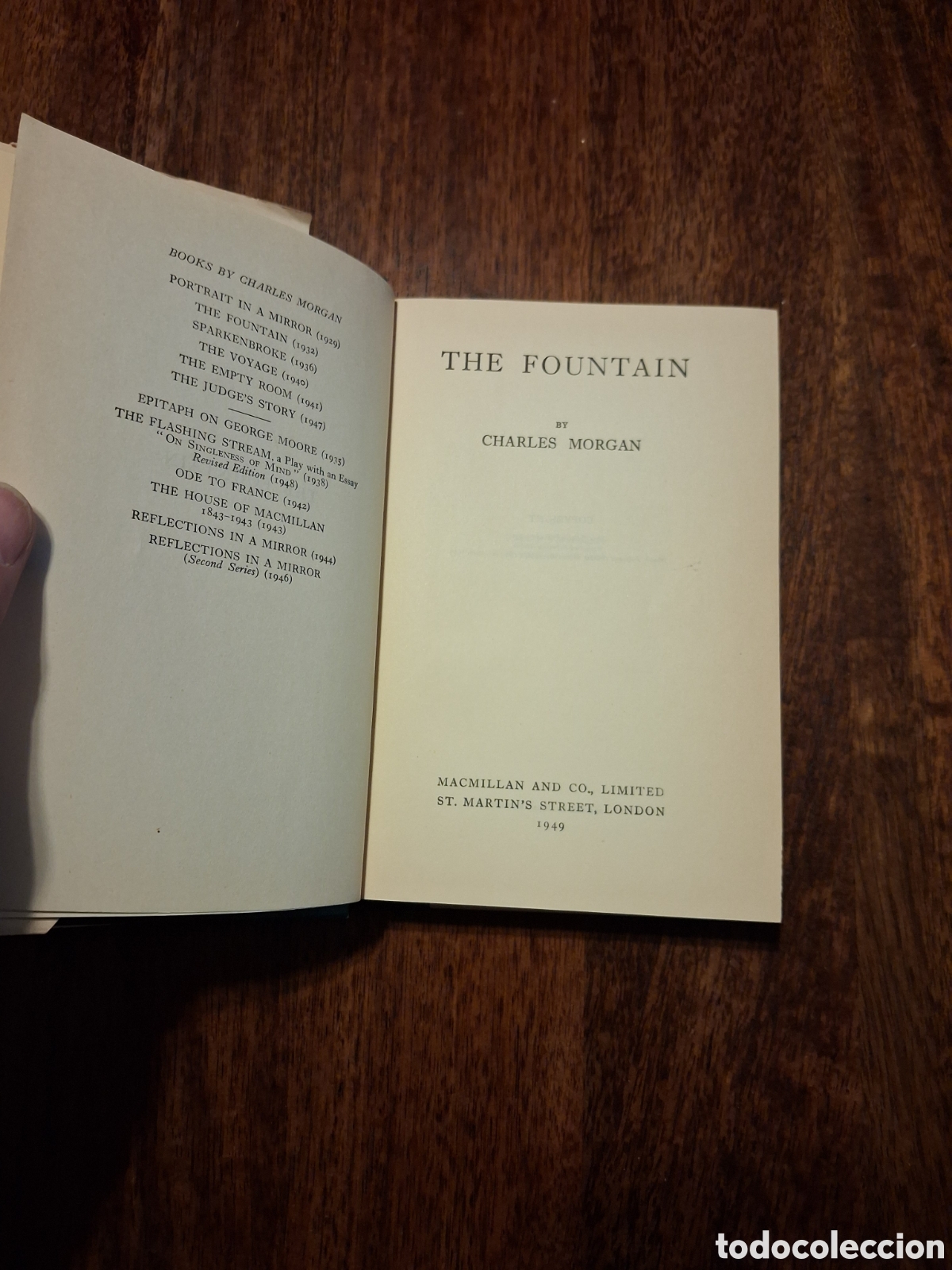 Libros de segunda mano: Two hardcovers by Charles Morgan - Foto 5