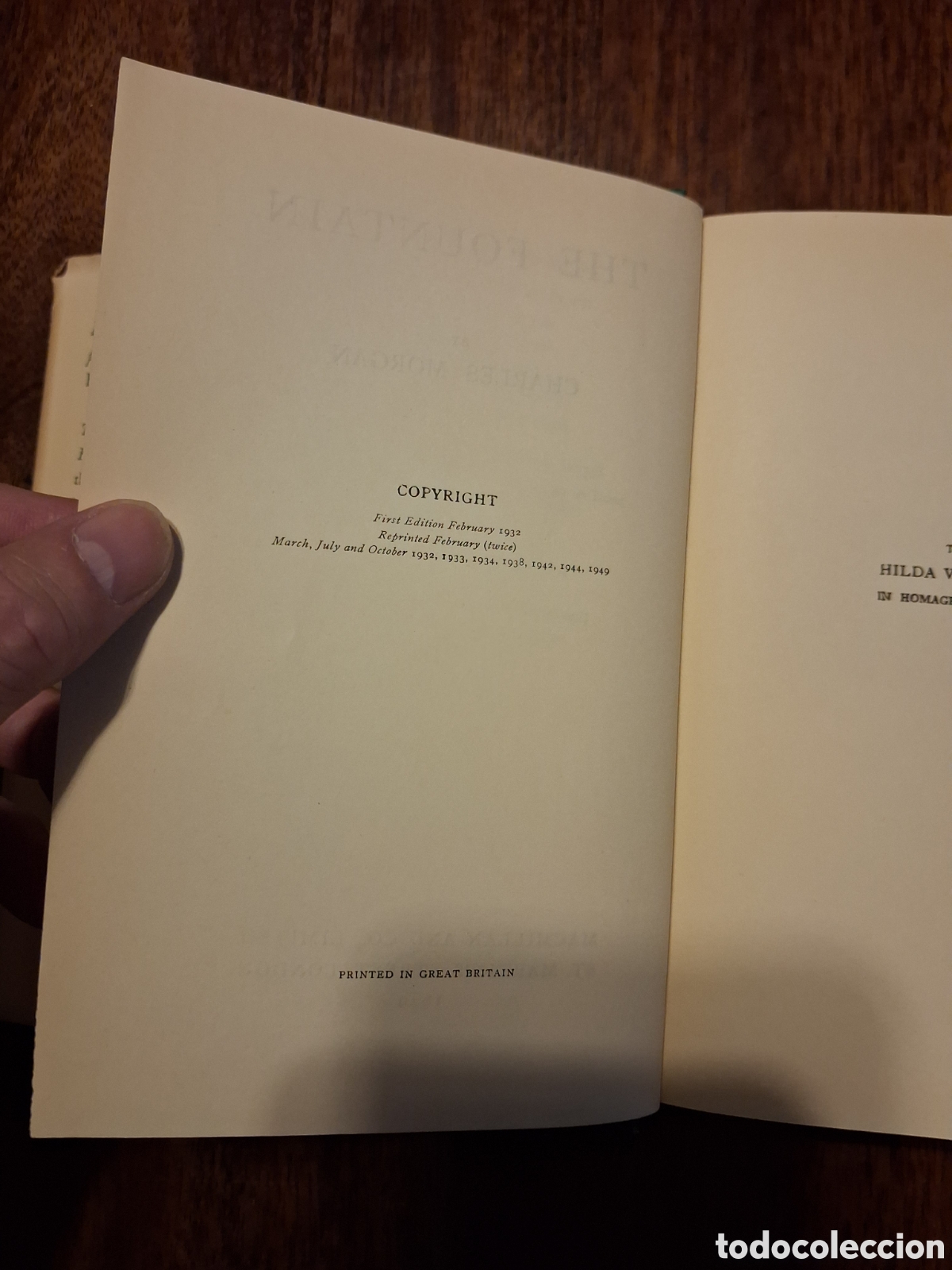 Libros de segunda mano: Two hardcovers by Charles Morgan - Foto 6