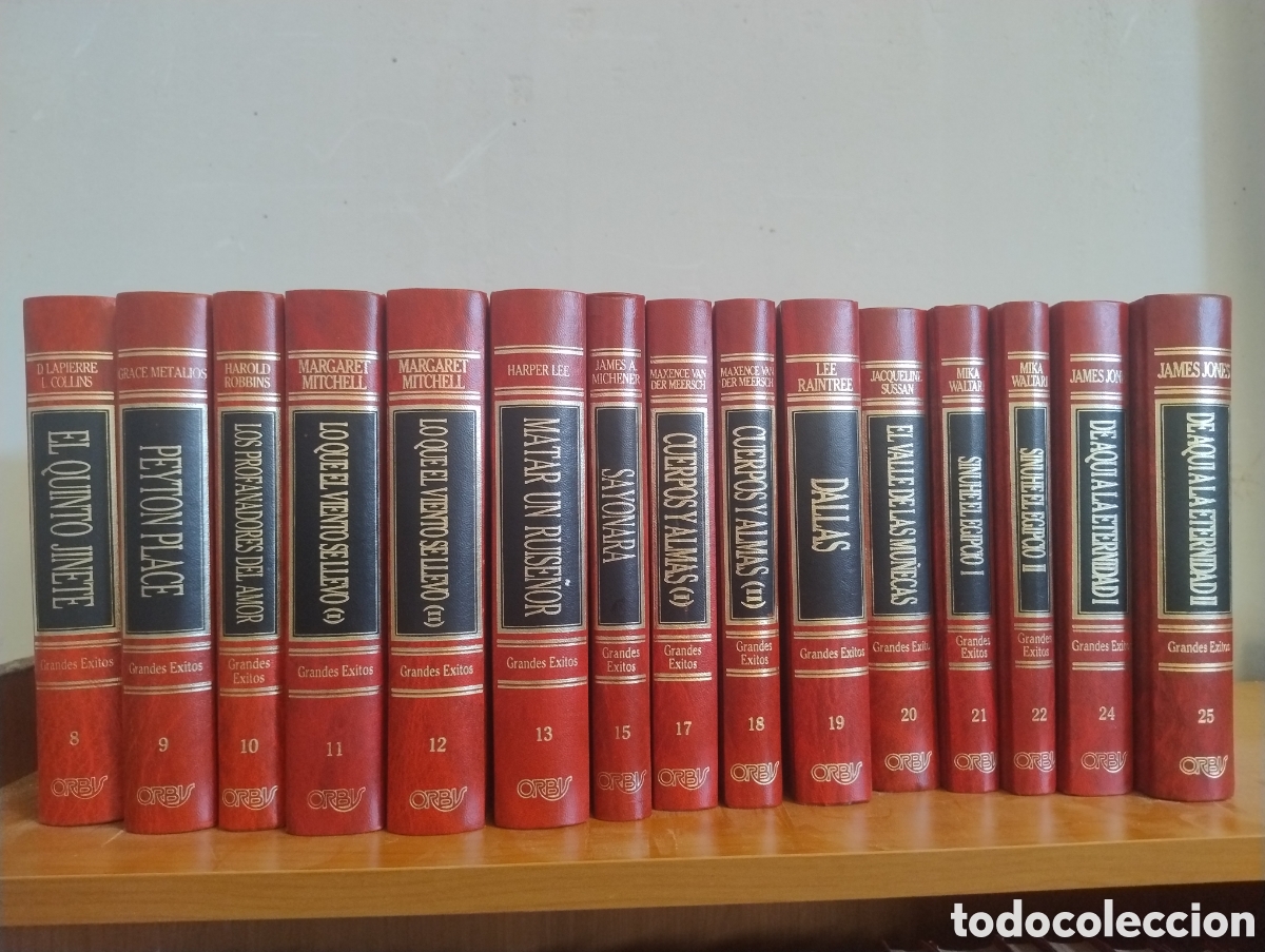 Libros de segunda mano: Lote de 15 vol&uacute;menes Grandes &Eacute;xitos Orbis