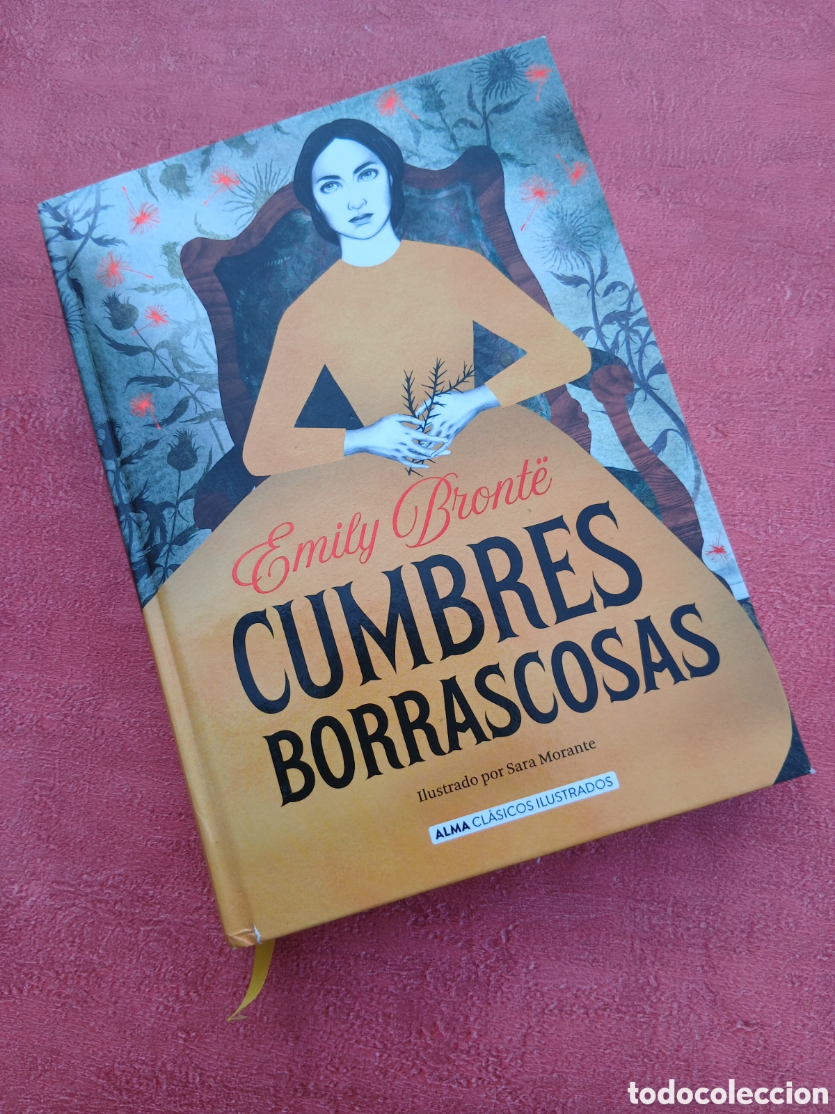 Libros de segunda mano: Cumbres borrascosas. Emily Bront&euml;. Ilustrado por Sara Morante.