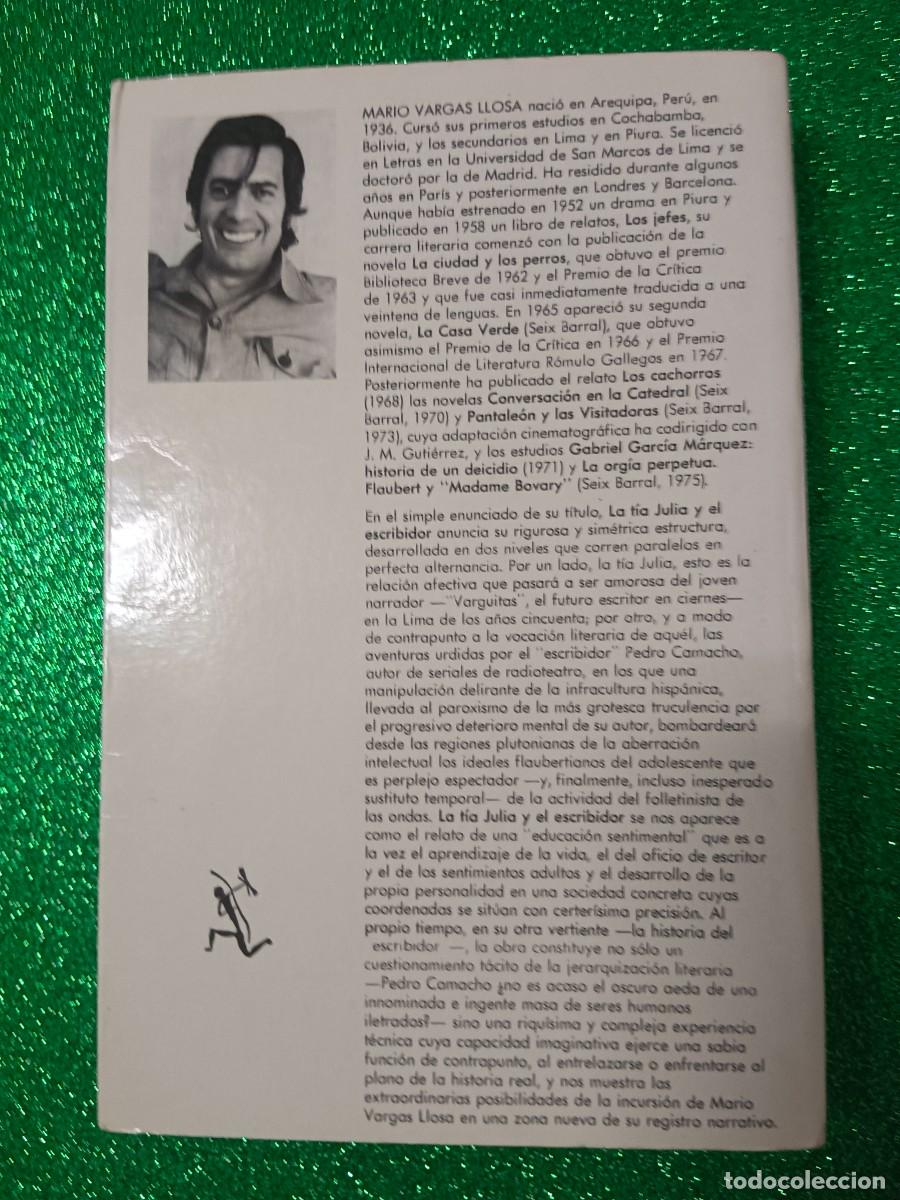Libros de segunda mano: LA T&Iacute;A JULIA Y EL ESCRIBIDOR - Foto 3