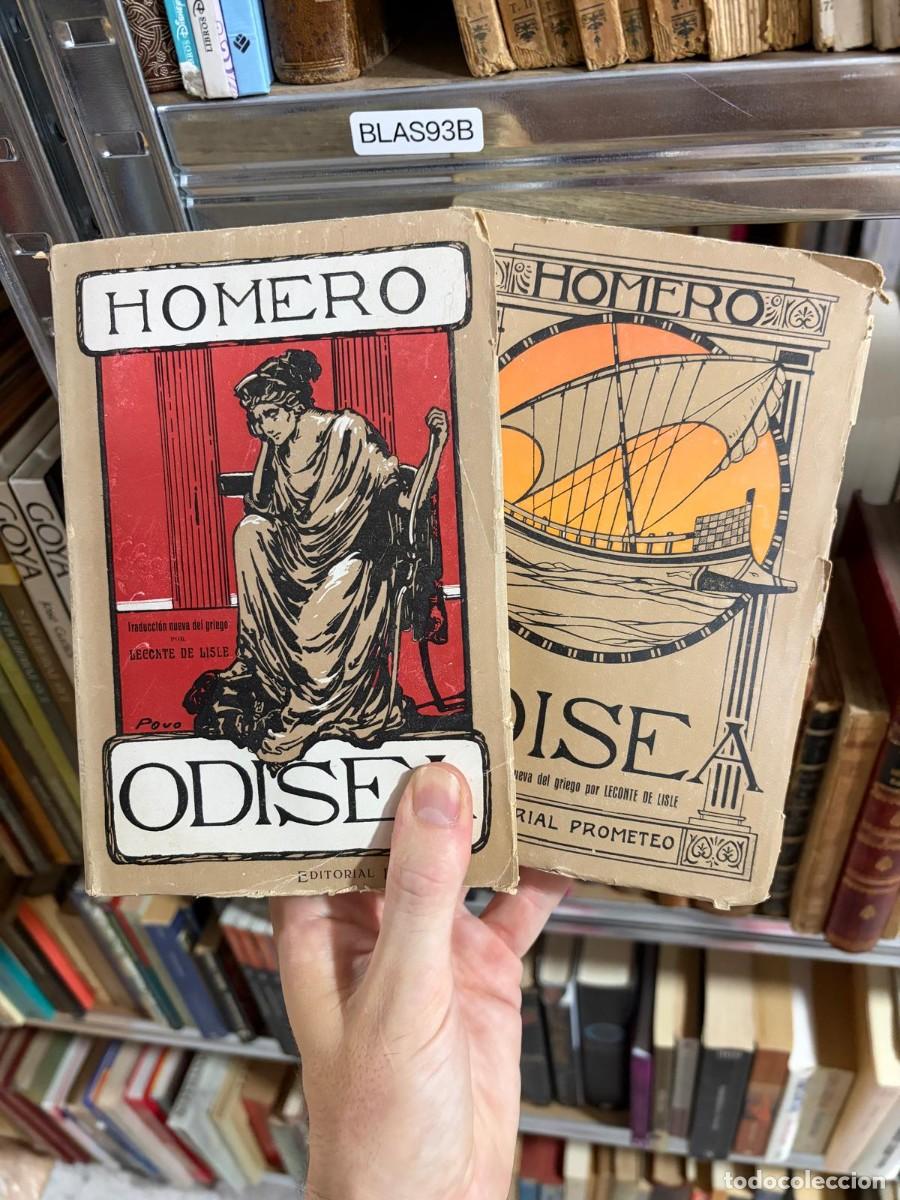 Libros de segunda mano: BLAS93B &ndash; Odisea &mdash; Homero (traducci&oacute;n de Leconte de Lisle) &mdash; Editorial Prometeo.