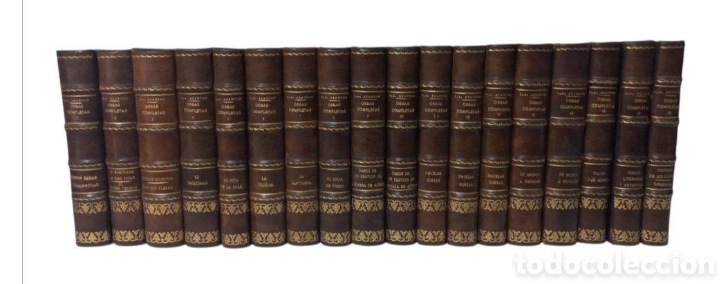 Libros de segunda mano: OBRAS COMPLETAS PEDRO ANTONIO ALARCON 18 TOMOS 1943