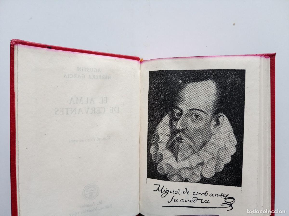 Libros de segunda mano: LIBRO MINIATURA CRISOLIN EL ALMA DE CERVANTES DE AGUSTIN HERRERA. N&Uacute;M. 00. PAPEL BIBLIA.
