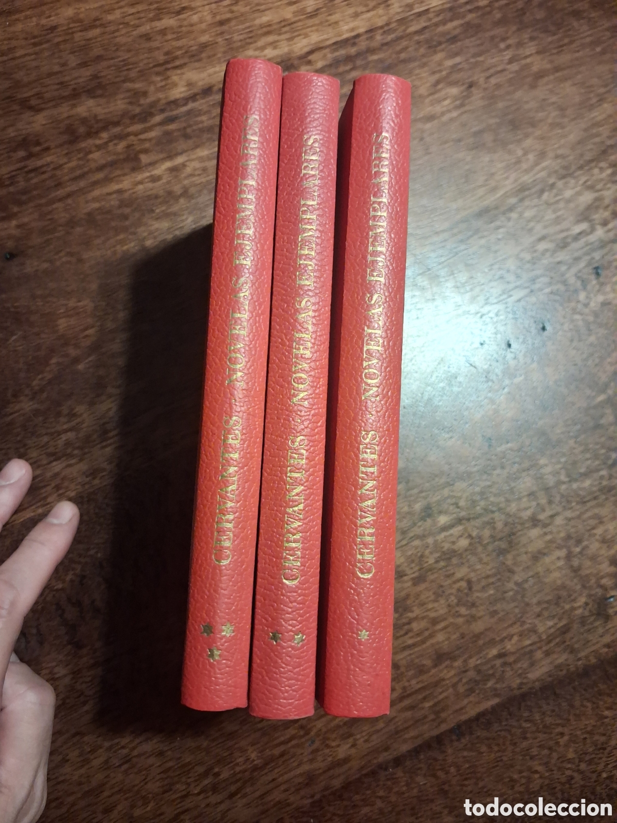 Libros de segunda mano: Novelas ejemplares, Miguel de Cervantes (tres tomos)