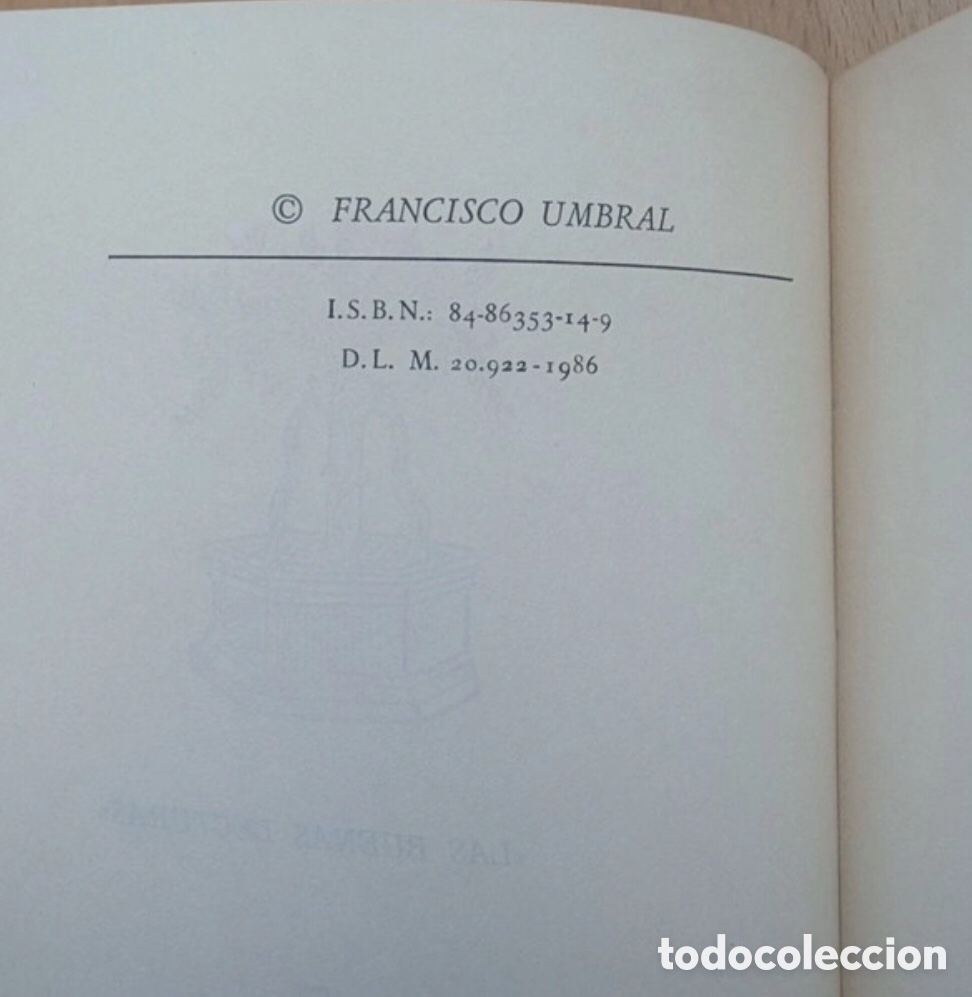 Libros de segunda mano: Fetichismo. Francisco Umbral - Foto 4