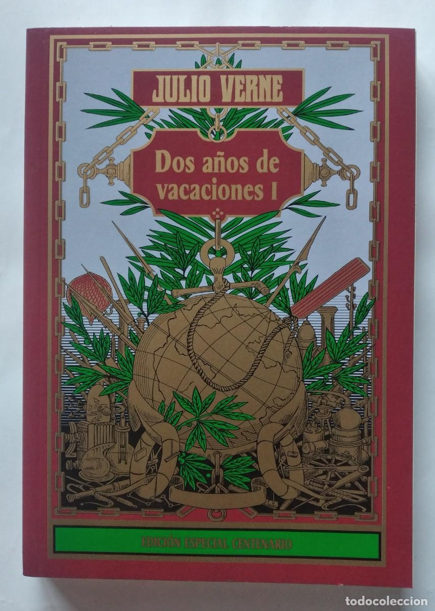 Libros de segunda mano: Dos a&ntilde;os de vacaciones I -Julio Verne &ndash; Edici&oacute;n Especial Centenario (RBA, 2004)