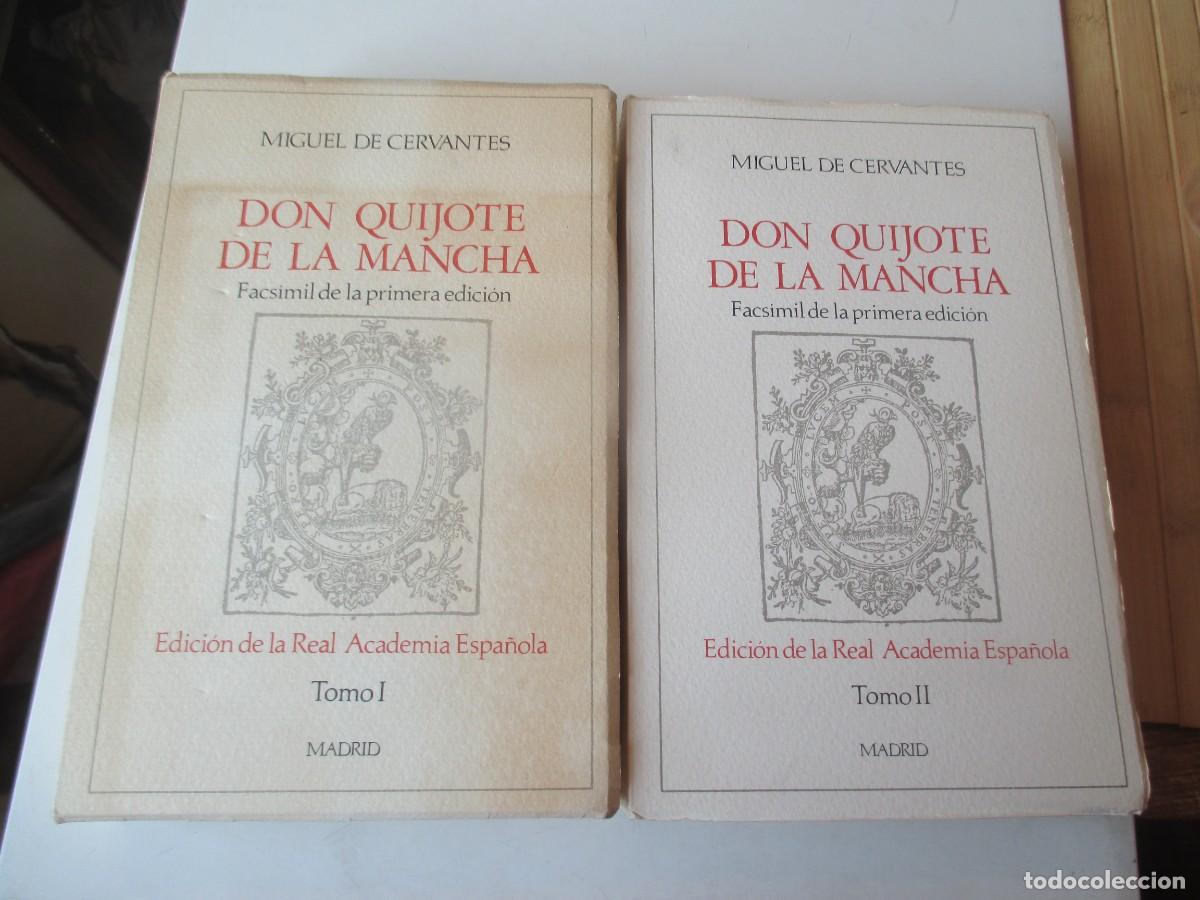 Libros de segunda mano: MIGUEL DE CERVANTES Don Quijote de La Mancha Facsimil 1&ordf; edici&oacute;n ( 2 tomos) W41335