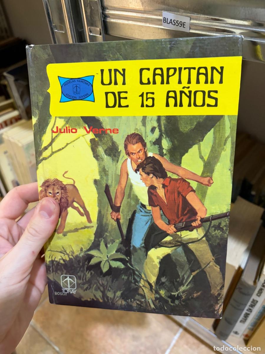 Libros de segunda mano: BLAS59E NOVELAS FAMOSAS TORAY EDICION JUVENIL UN CAPITAN DE 15 A&Ntilde;OS toray. Julio Verne