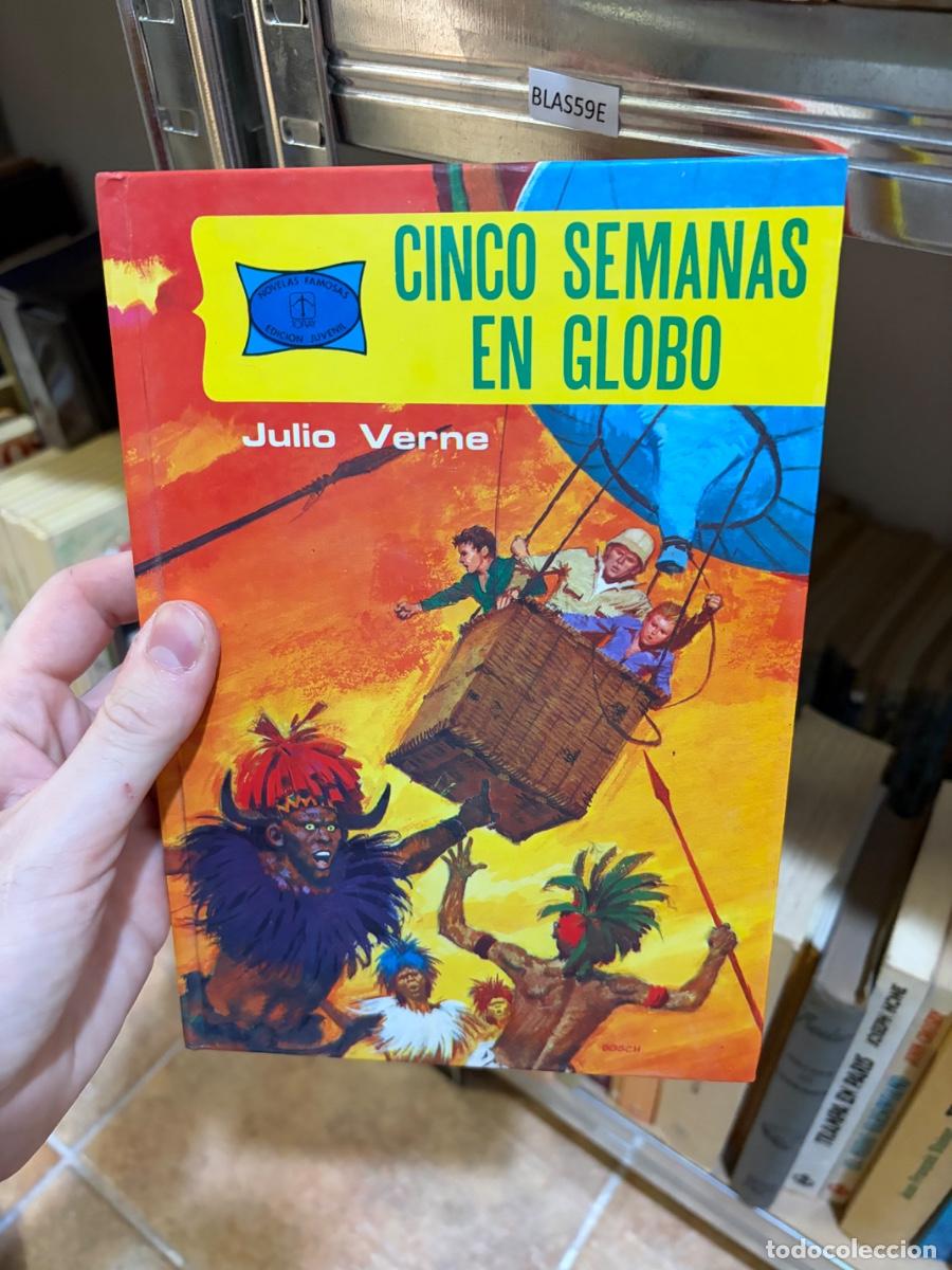 Livres d'occasion: BLAS59E NOVELAS FAMOSAS TORAY EDICION JUVENIL CINCO SEMANAS EN GLOBO Julio Verne - toray