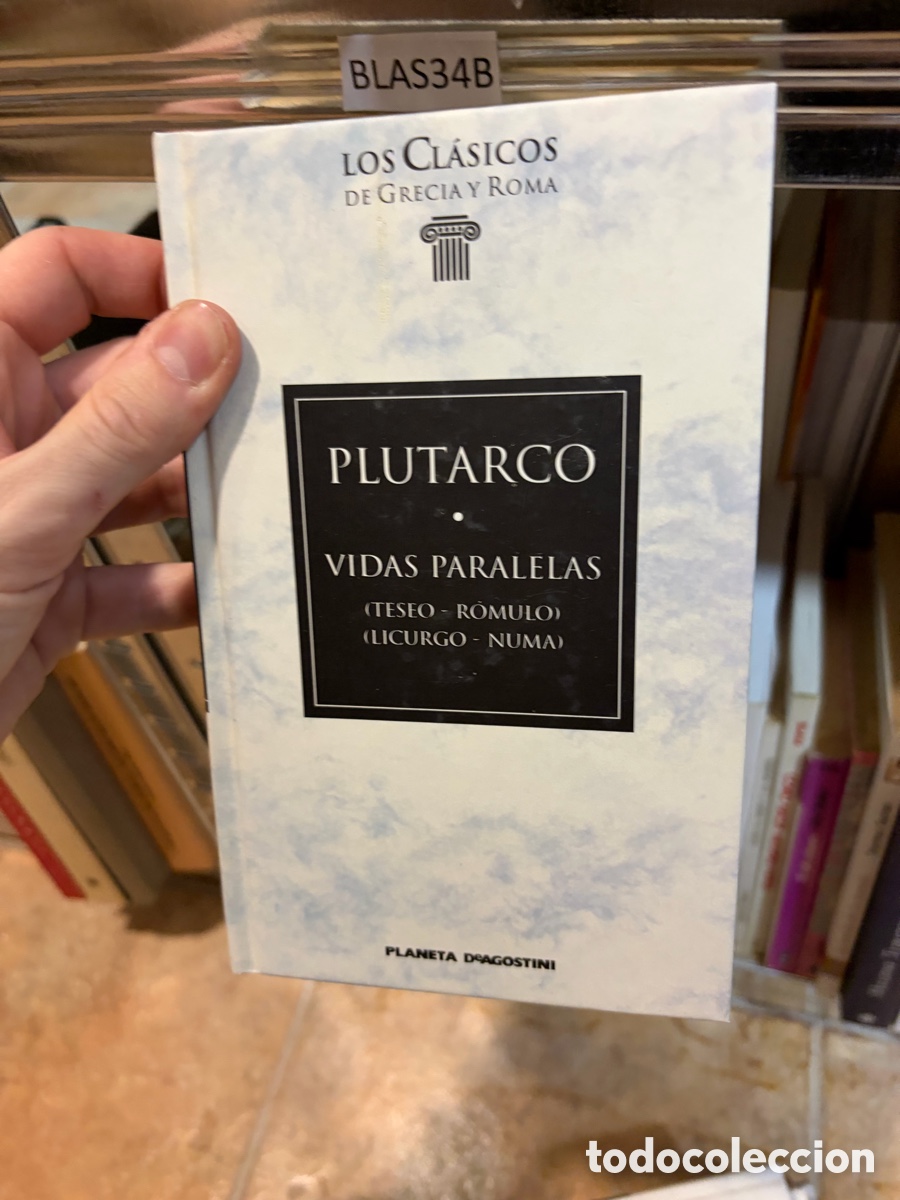 Libros de segunda mano: BLAS34B LOS CL&Aacute;SICOS DE GRECIA Y ROMA PLUTARCO VIDAS PARALELAS (TESEO - ROMULO) (LICURGO - NUMA)