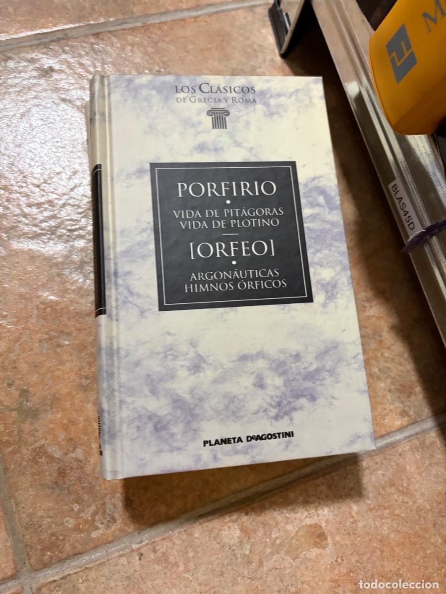 Libros de segunda mano: Blas45D VIDA DE PIT&Aacute;GORAS - VIDA DE PLOTINO / ARGON&Aacute;UTICAS - HIMNOS &Oacute;RFICOS - PORFIRIO / ORFEO