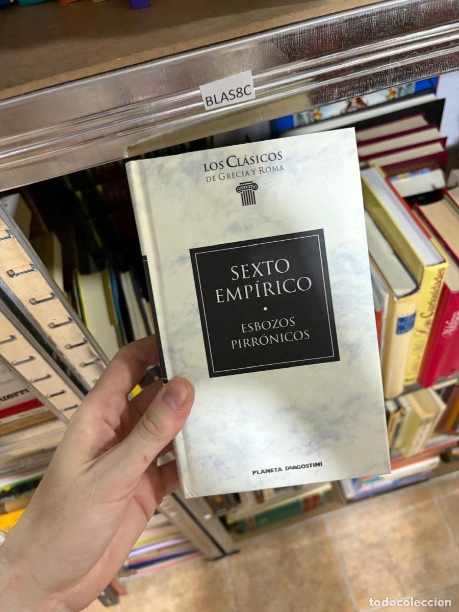 Libros de segunda mano: BLAS8C Sexto Emp&iacute;rico, Esbozos pirr&oacute;nicos. Planeta DeAgostini.
