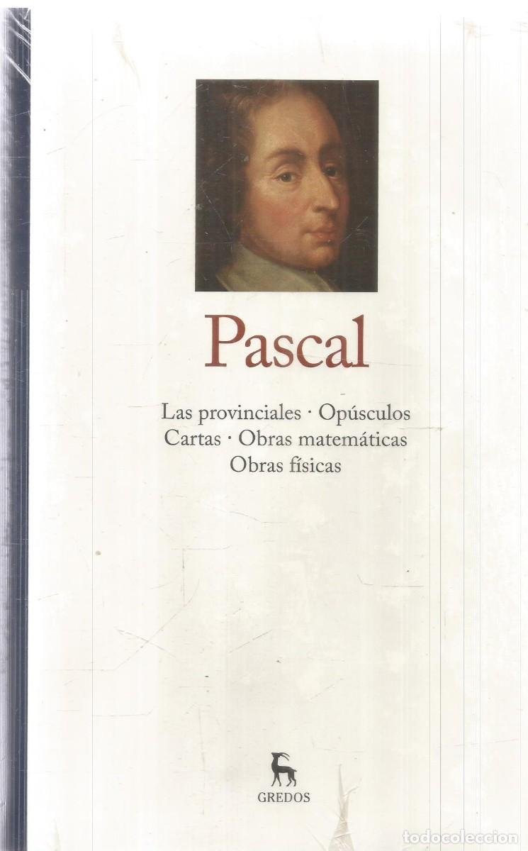 Libros de segunda mano: PASCAL. LAS PROVINCIALES. OPUSCULOS. CARTAS. OBRAS MATEMATICAS. OBRAS FISICAS. GREDOS