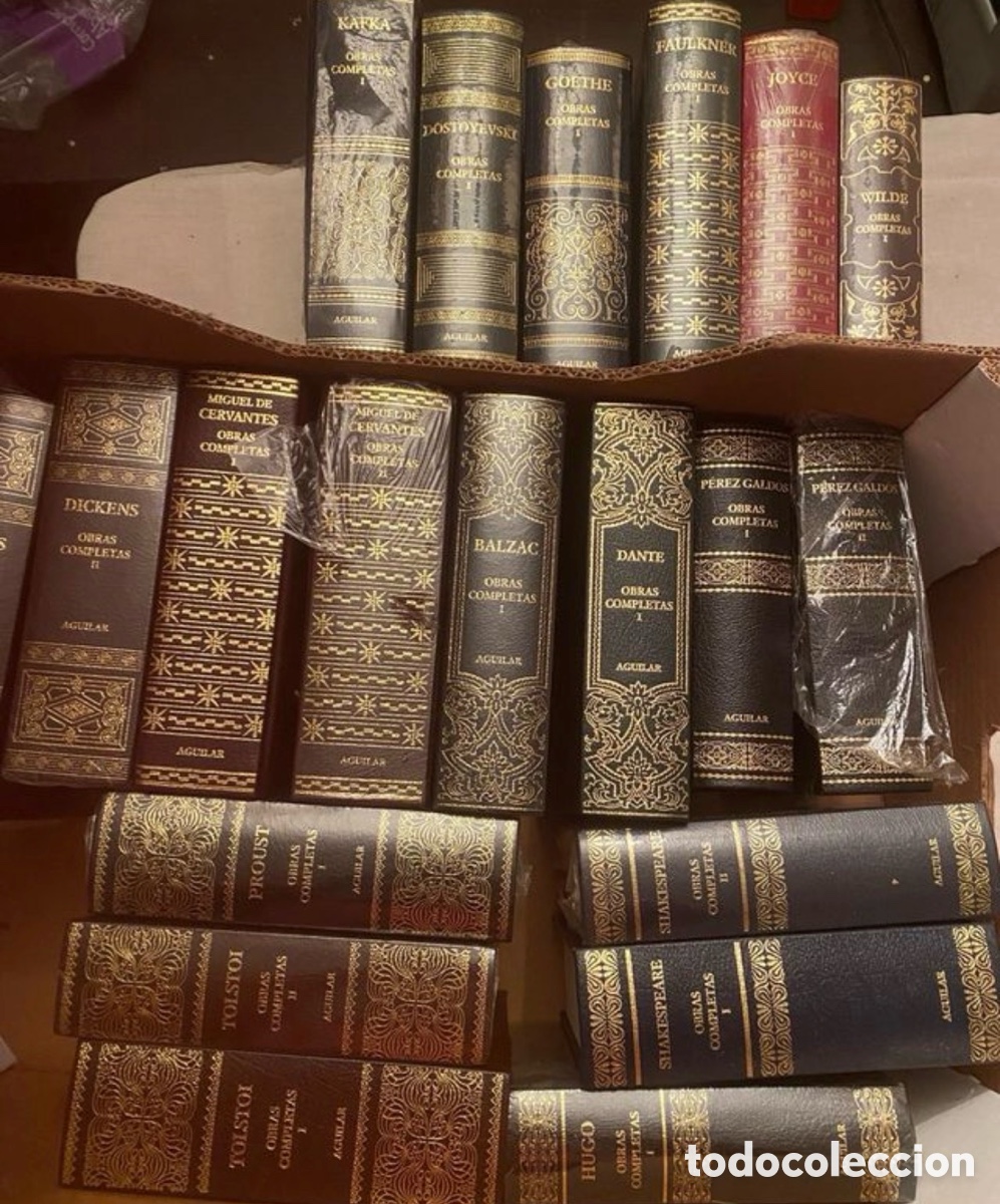 Libros de segunda mano: Colecci&oacute;n OBRAS COMPLETAS AGUILAR Lujo (16 Vol.)
