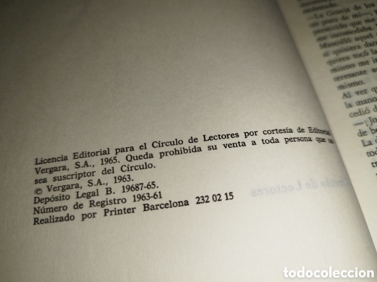 Libros de segunda mano: EMILY BRONT&Euml;: CUMBRES BORRASCOSAS. ED. CIRCULO DE LECTORES, 1965. - Foto 3