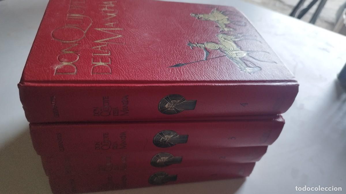 Libros de segunda mano: DON QUIJOTE DE LA MANCHA 4 TOMOS / CERVANTES / CLEMENCIN-CAMPOS-ZAMORANO / ARGOS VERGARA / GV82