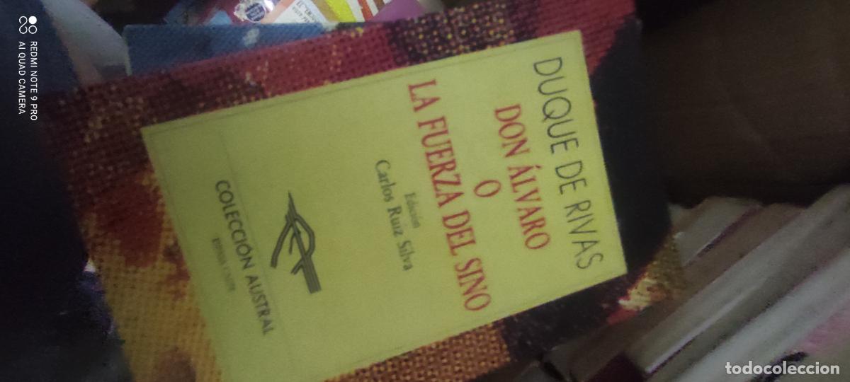 Libros de segunda mano: Rivas. Don Alvaro o la fuerza del sino. Austral