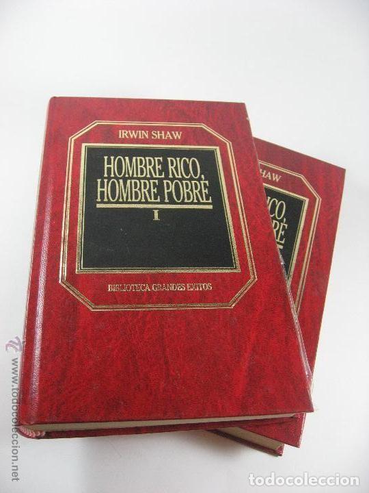 Libros de segunda mano: HOMBRE RICO HOMBRE POBRE DE IRWIN SHAW, BIBLIOTECA GRANDES EXITOS DE ORBIS. (2 TOMOS)