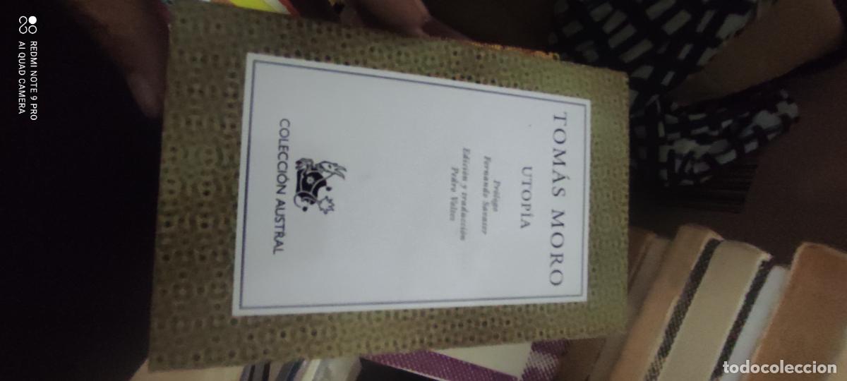 Libros de segunda mano: Moro. Utop&iacute;a. Austral