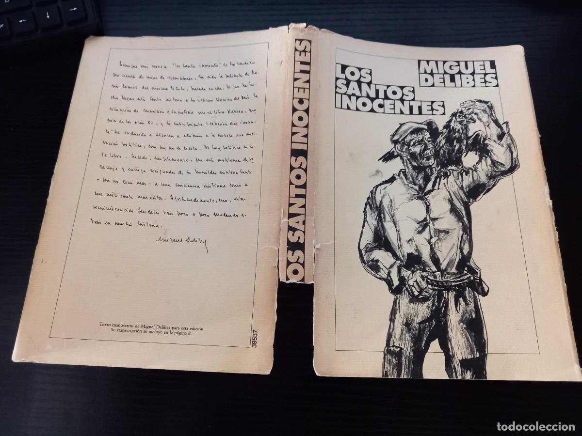 Libros de segunda mano: Los Santos inocentes (de Miguel Delibes) - Foto 3