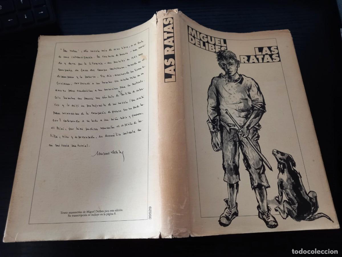 Libros de segunda mano: Las ratas (de Miguel Delibes) - Foto 3