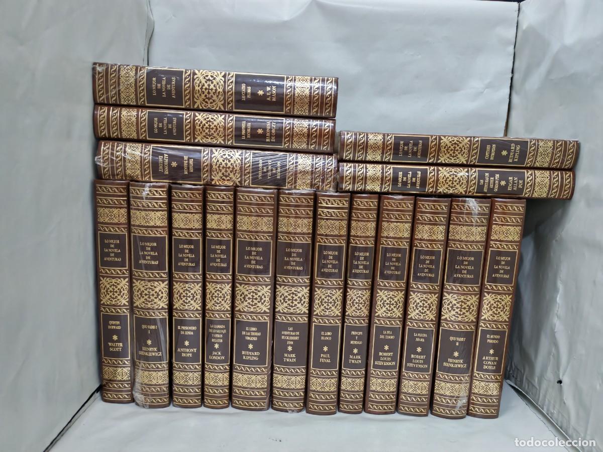Libros de segunda mano: PACK 17 Libros (16 t&iacute;tulos) Colecci&oacute;n: Lo mejor de la novela de aventuras (COMO NUEVOS)